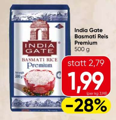 India Gate Basmati Reis Premium
