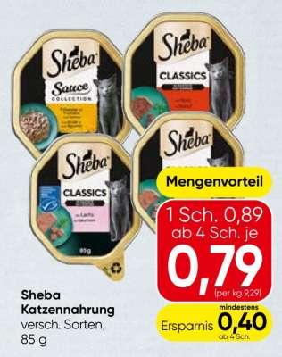 Sheba Katzennahrung