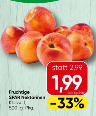 Fruchtige SPAR Nektarinen