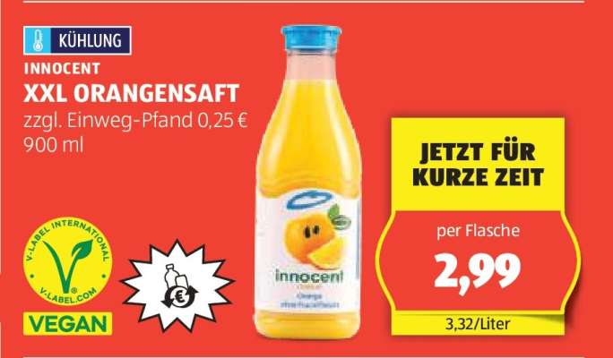 INNOCENT XXL ORANGENSAFT