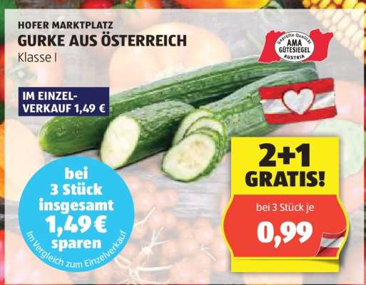 Gurke aus Österreich