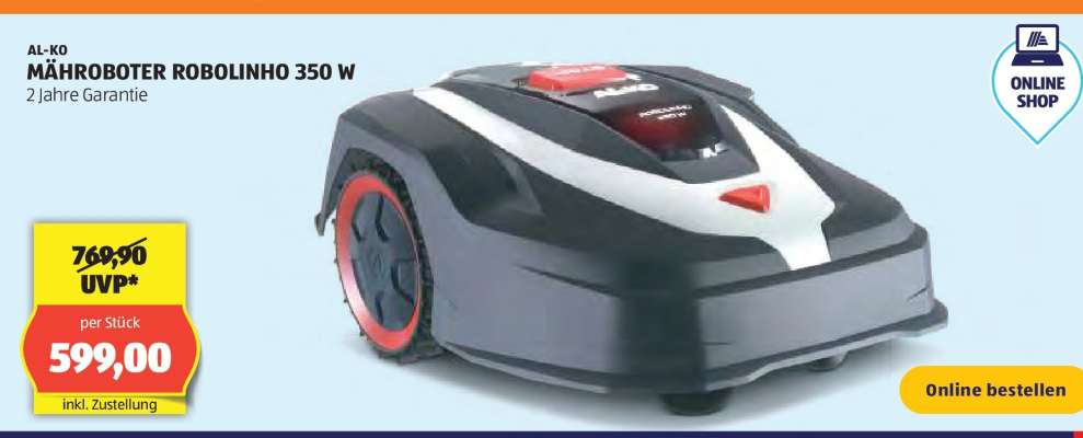 AL-KO MÄHROBOTER ROBOLINHO 350 W