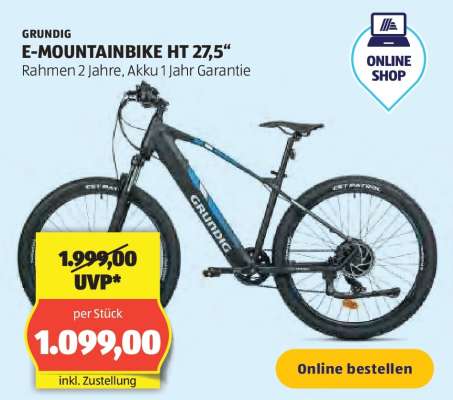 GRUNDIG E-MOUNTAINBIKE HT 27,5“
