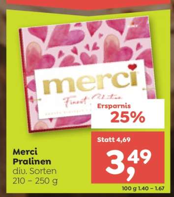 Merci Pralinen