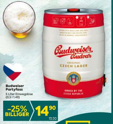 Budweiser Partyfass