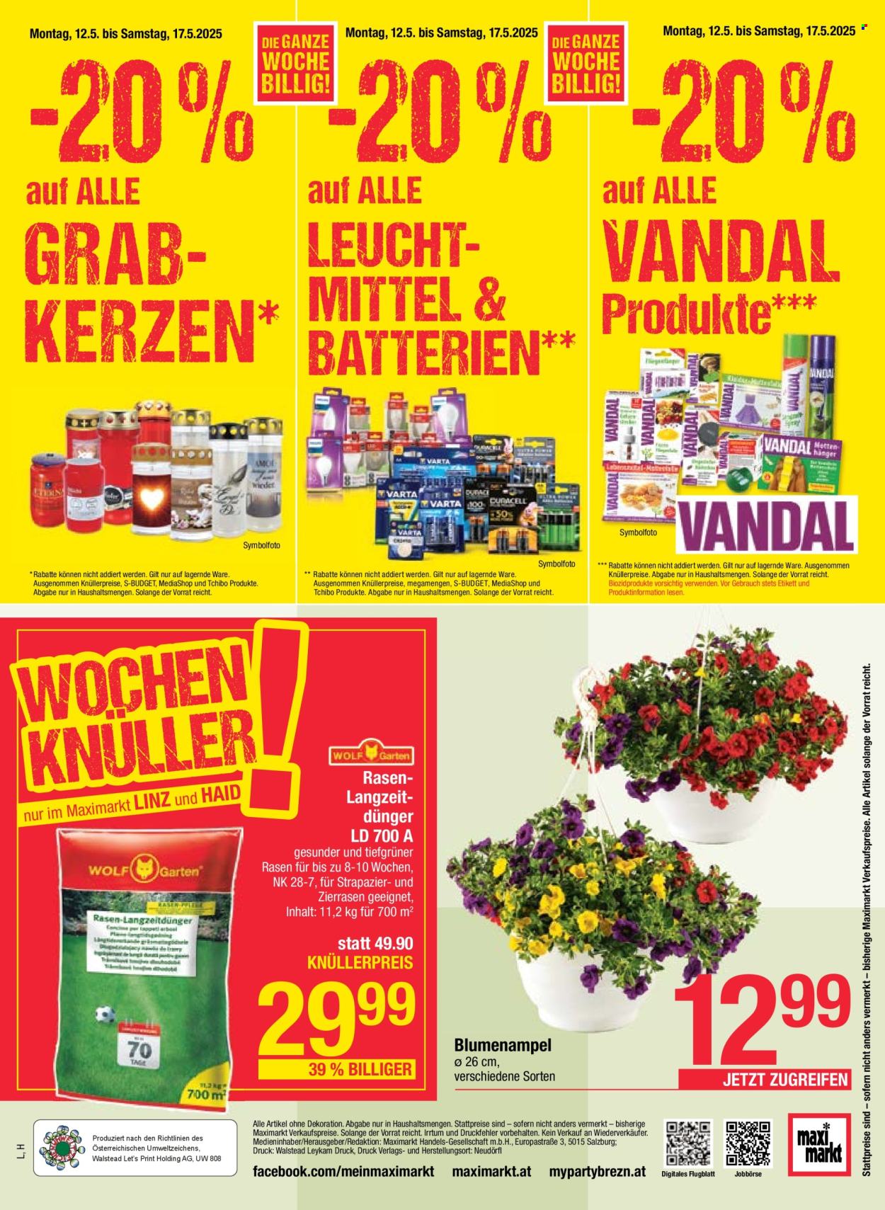 Angebote Maximarkt - 12.5.2025 - 17.5.2025.