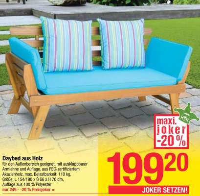 Daybed aus Holz