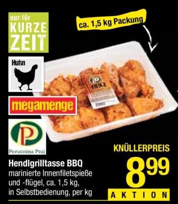 Hendlgrilltasse BBQ