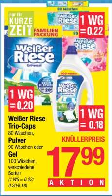 Weißer Riese Trio-Caps