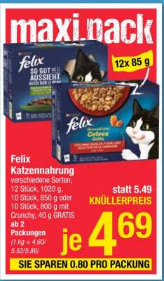 Felix Katzennahrung