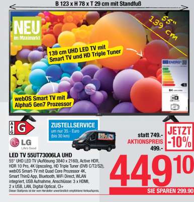 LED TV 55UT73006LA UHD