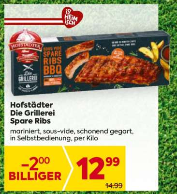 Hofstädter Die Grillerei Spare Ribs