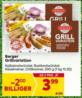 Berger Grillvariation