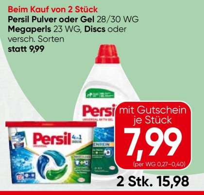 Persil Pulver oder Gel
