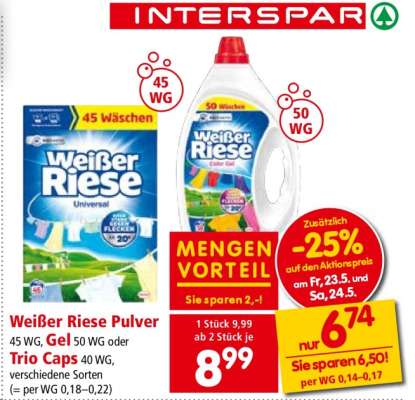 Weißer Riese Pulver