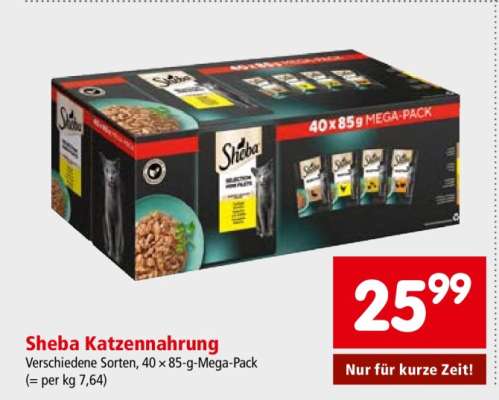 Sheba Katzennahrung