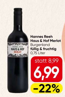 Hannes Reeh Haus & Hof Merlot