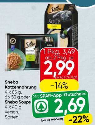 Sheba Katzennahrung