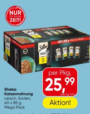 Sheba Katzennahrung