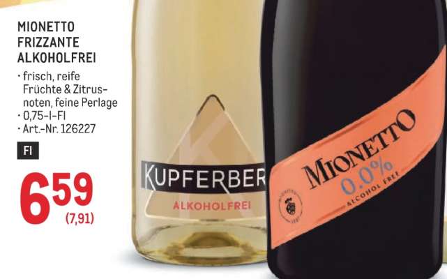 MIONETTO FRIZZANTE ALKOHOLFREI