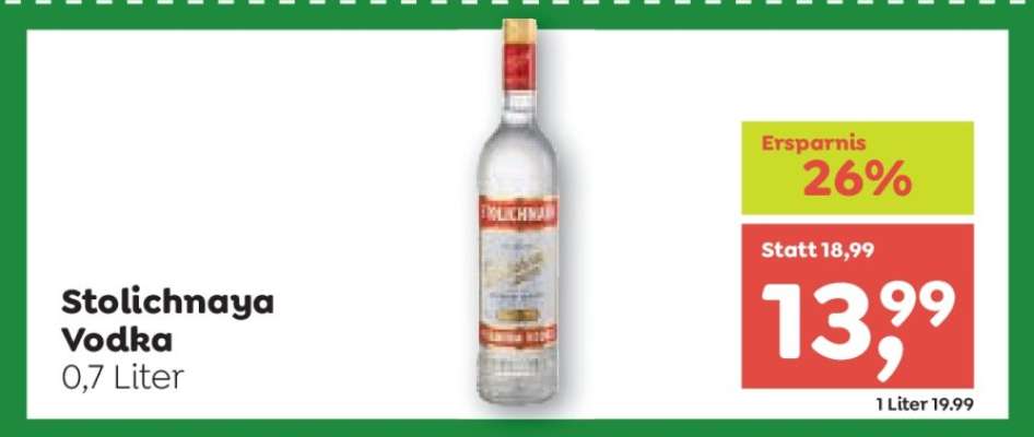 Stolichnaya Vodka