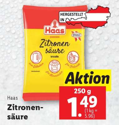 Haas Zitronensäure