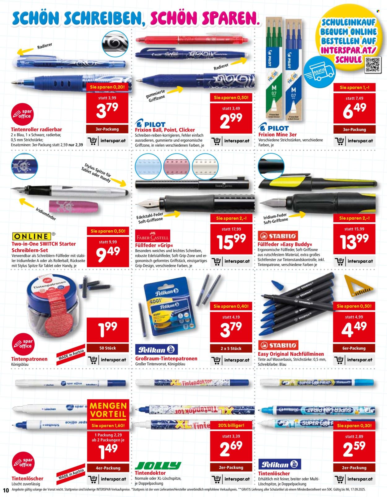 Angebote INTERSPAR - 26.6.2025 - 17.9.2025. Seite 10