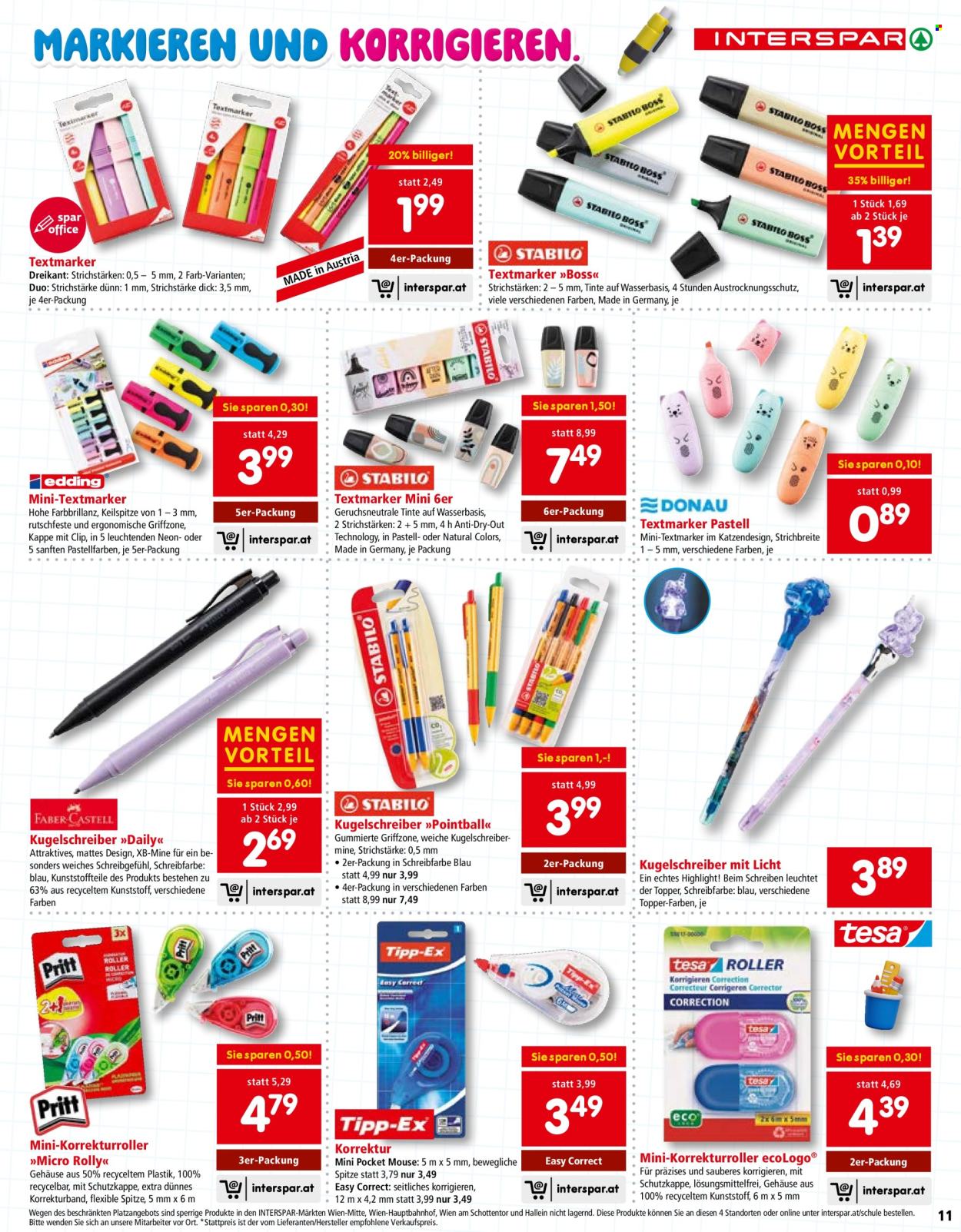Angebote INTERSPAR - 26.6.2025 - 17.9.2025. Seite 11