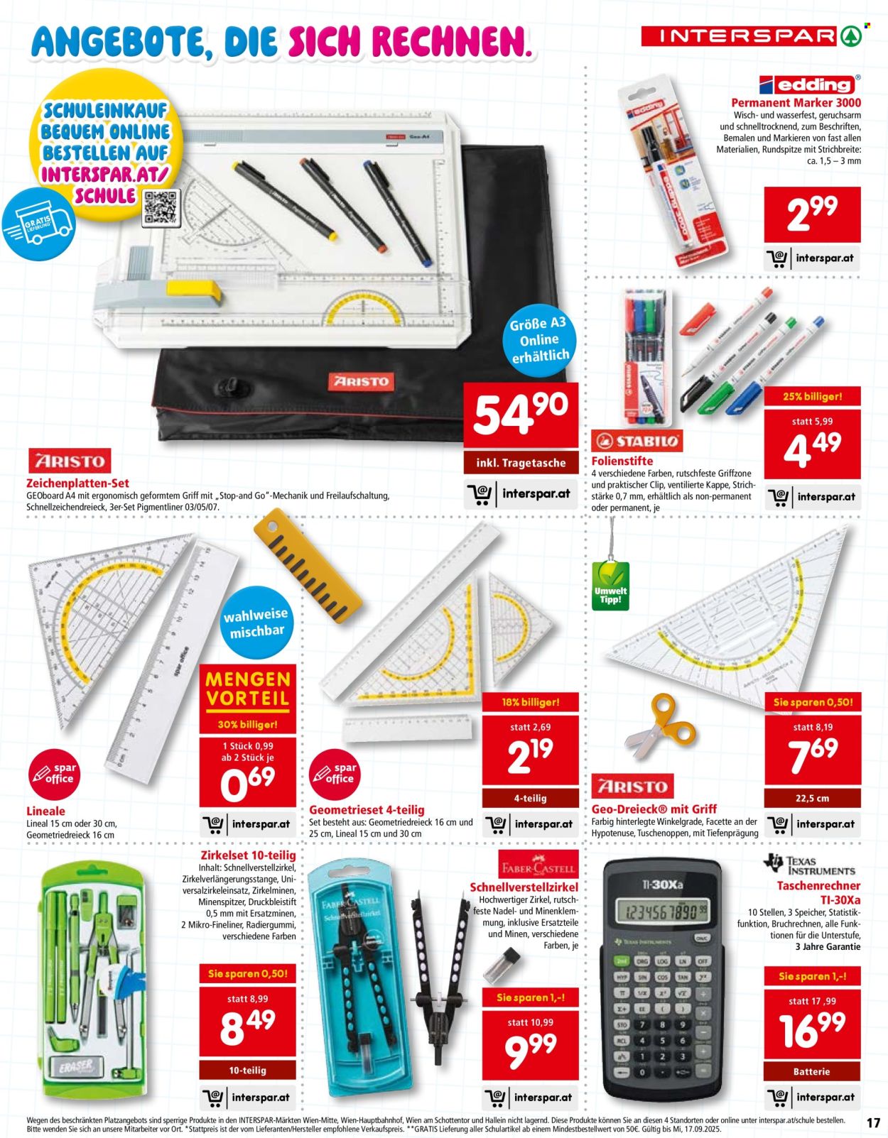 Angebote INTERSPAR - 26.6.2025 - 17.9.2025. Seite 17