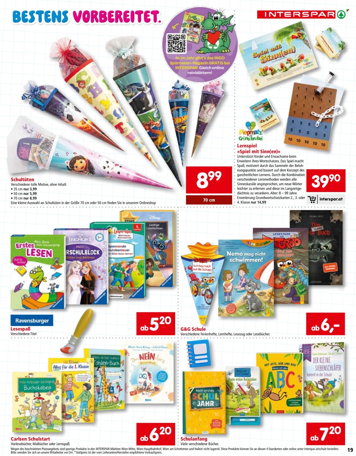 Angebote INTERSPAR - 26.6.2025 - 17.9.2025. Seite 19