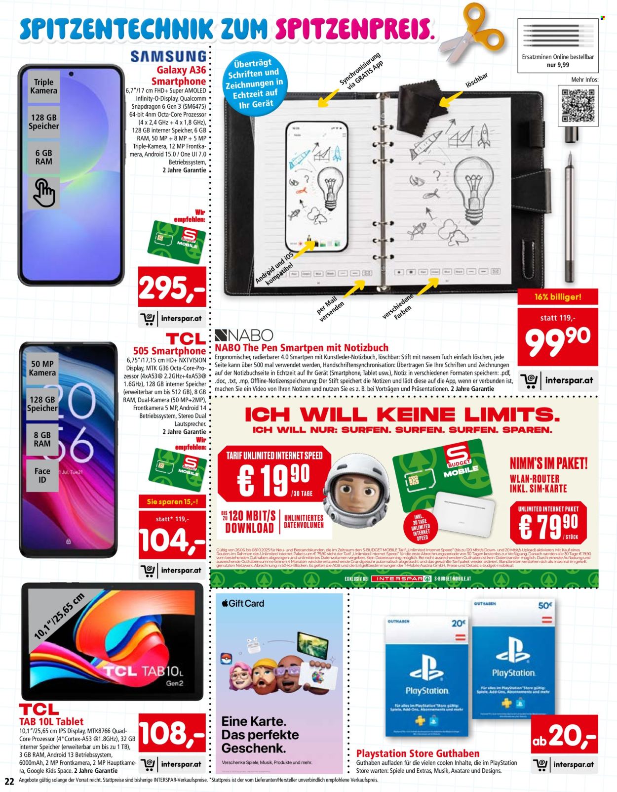 Angebote INTERSPAR - 26.6.2025 - 17.9.2025. Seite 22