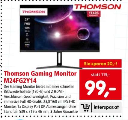Thomson Gaming Monitor M24FG2Y14