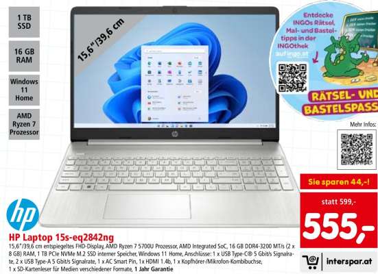 HP Laptop 15s-eq2842ng