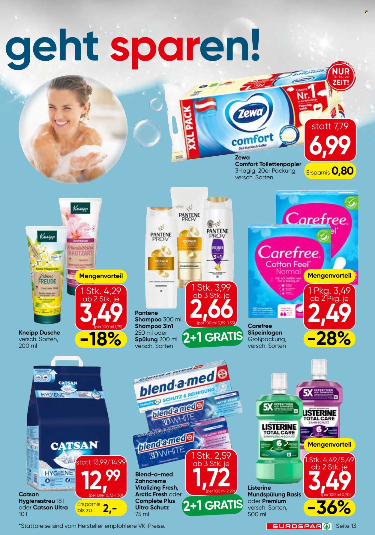 Angebote EUROSPAR. Seite 13