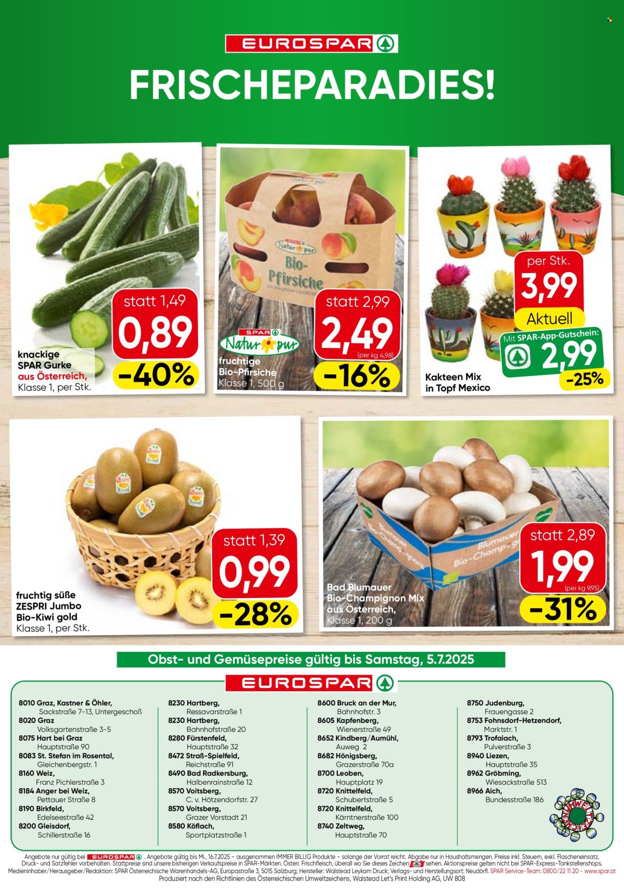Angebote EUROSPAR. Seite 16
