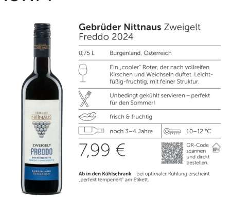 Gebrüder Nittnaus Zweigelt Freddo 2024