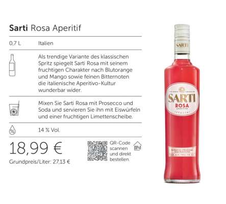 Sarti Rosa Aperitif