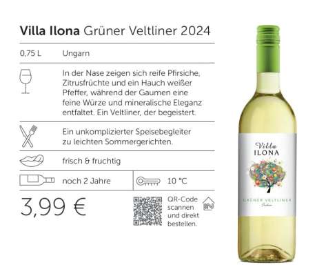 Villa Ilona Grüner Veltliner 2024