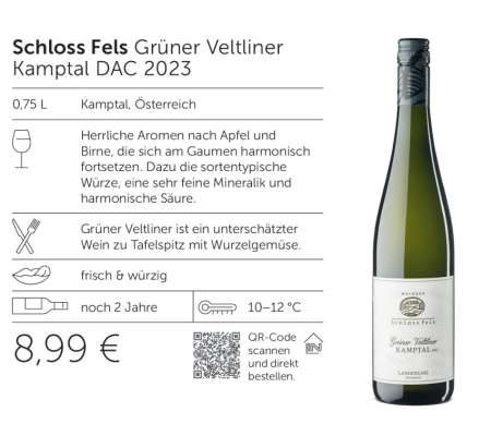 SCHLOSS FELS Grüner Veltliner Kamptal DAC 2023