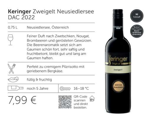 Keringer Zweigelt Neusiedlersee DAC 2022