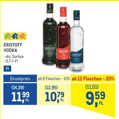 Eristoff Vodka