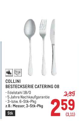 COLLINI BESTECKSERIE CATERING 08