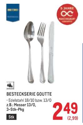BESTECKSERIE GOUTTE
