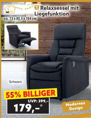 Relaxsessel mit Liegefunktion