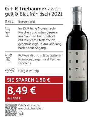 G + R Triebaumer Zweigelt & Blaufränkisch 2021
