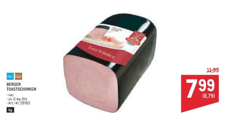 Berger Toastschinken