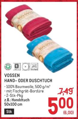VOSSEN HAND- ODER DUSCHTUCH