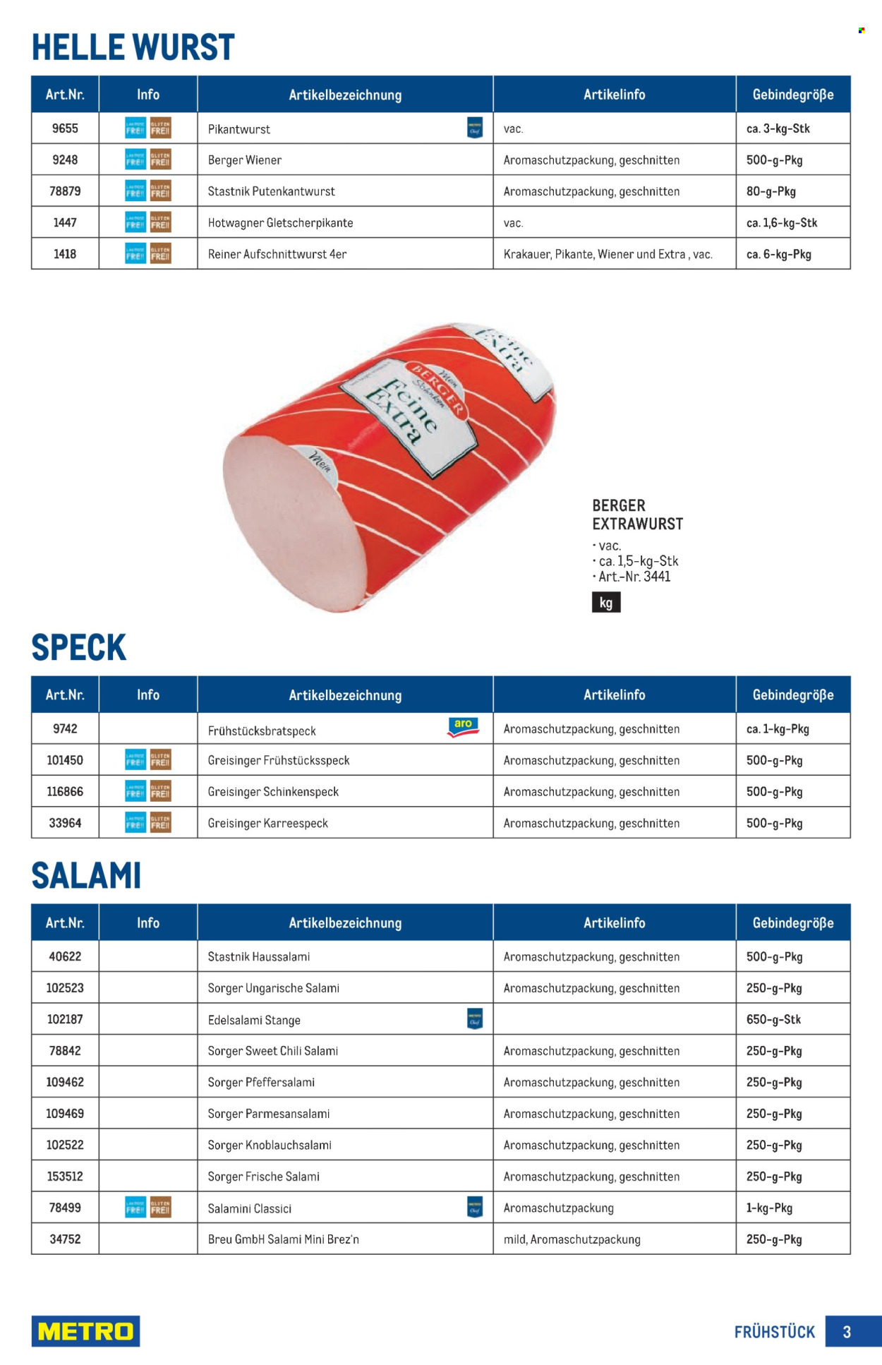 Angebote Metro. Seite 3
