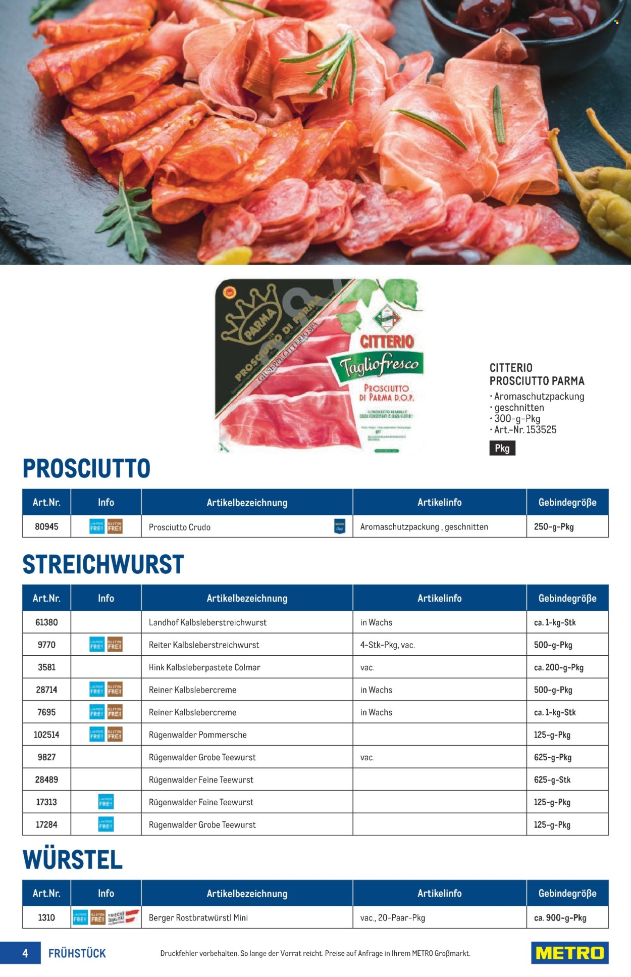 Angebote Metro. Seite 4