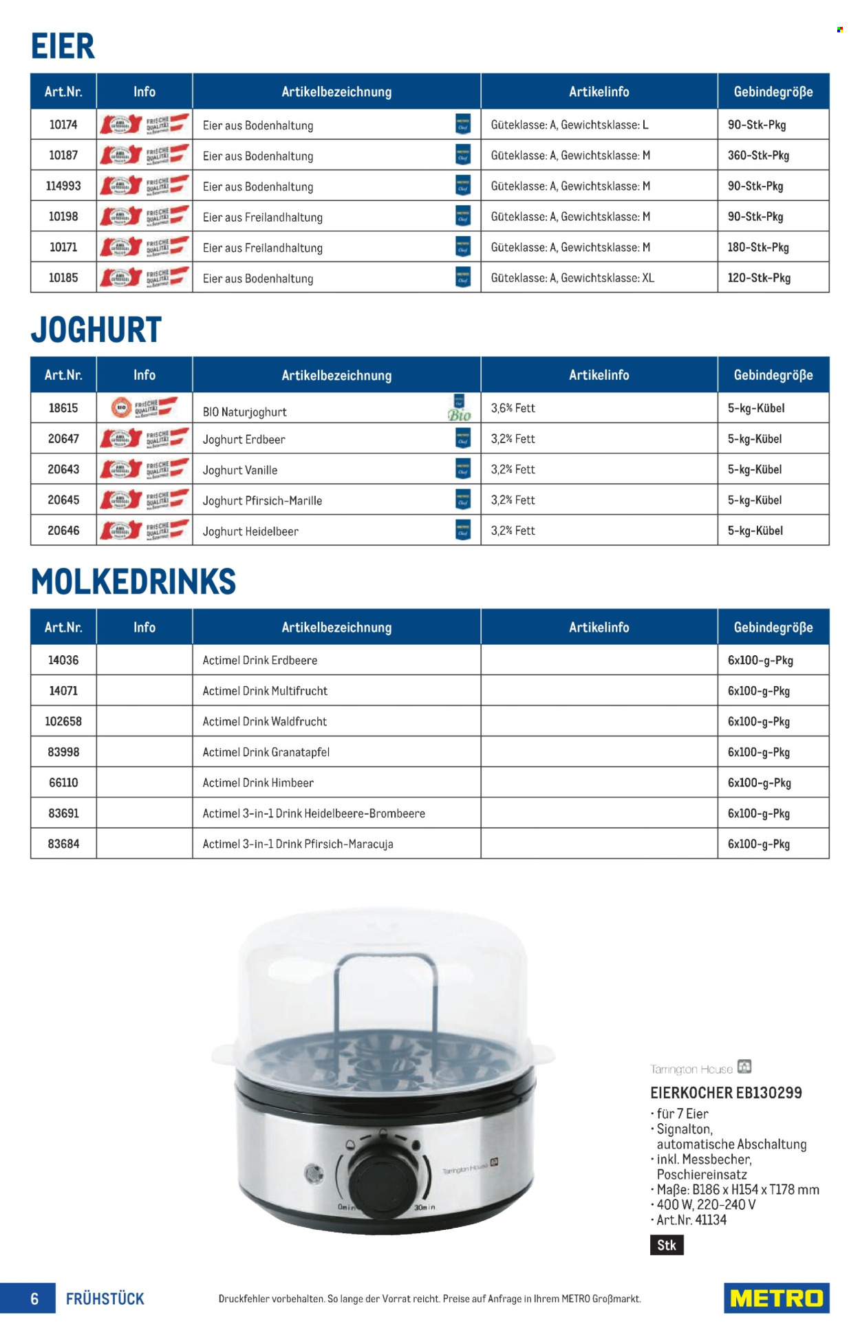 Angebote Metro. Seite 6